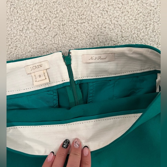 J.CREW No. 2 pencil bi-stretch cotton skirt - Picture 3 of 3